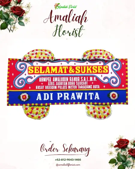 Papan Bunga Ucapan Selamat Ngimbang